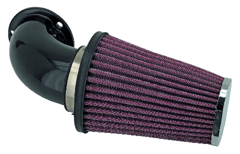 Filter with chrome 90 degree manifold