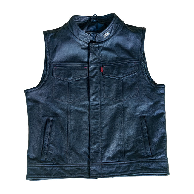 13/5 night rider leather vest