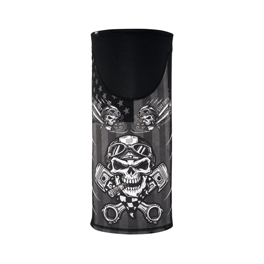 ZAN headgear Motley Tube windproof biker skull